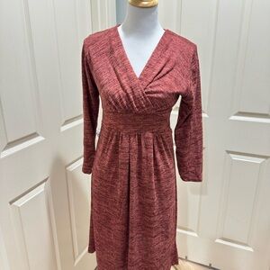 Knit Wrap Dress